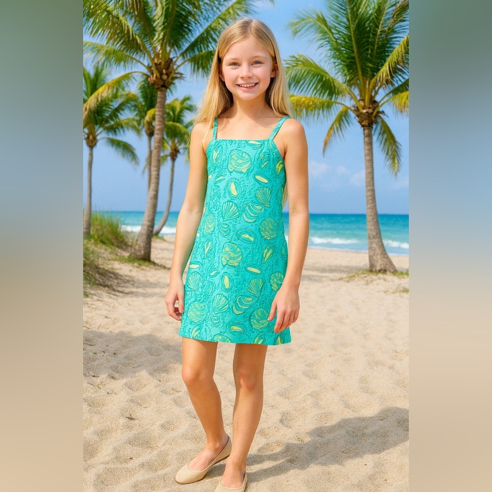 Lilly Pulitzer Shell Beach Sleeveless Floral Strappy Dress